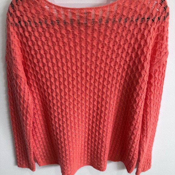 JCP Women's Coral Knit Sweater - Picture 4 of 7